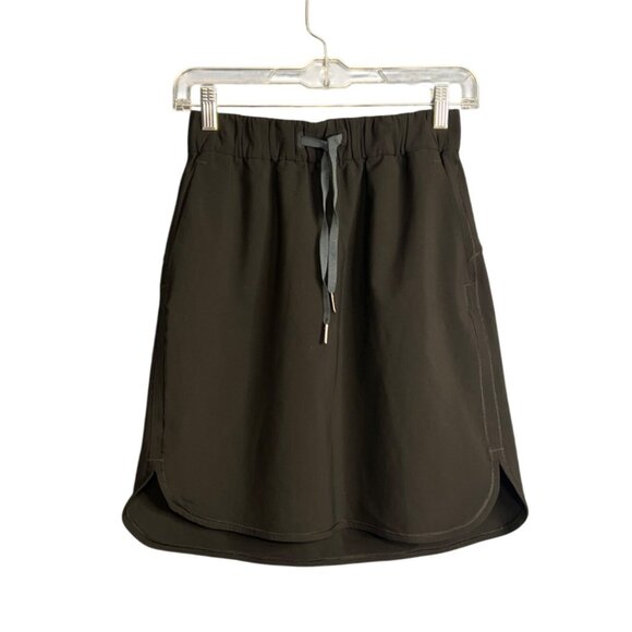 Lululemon On The Fly Skirt Size 4 Black - Picture 1 of 8